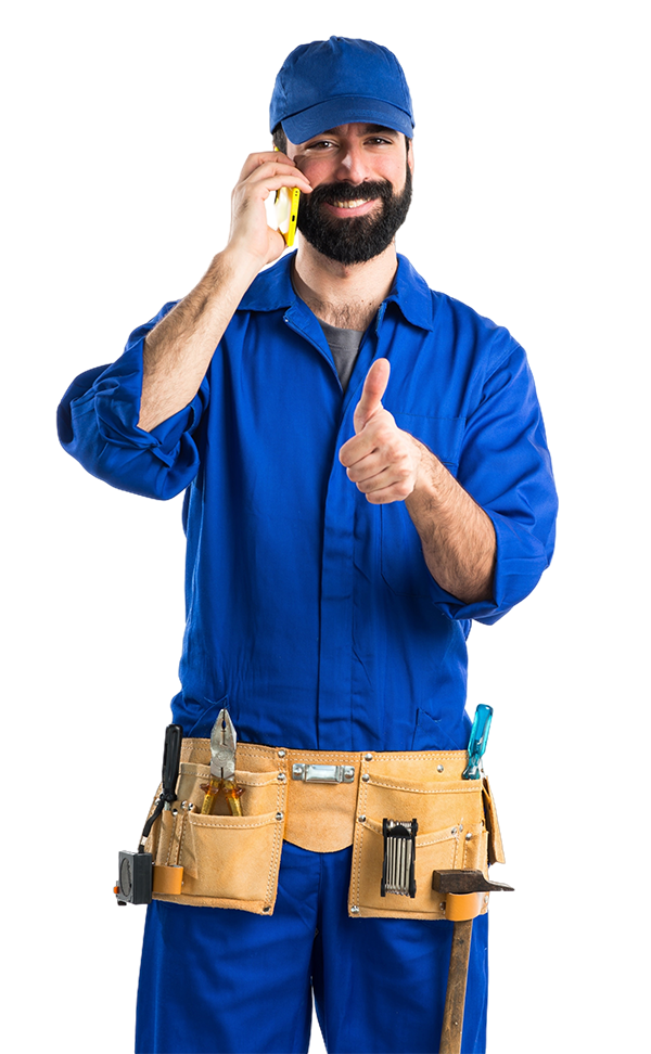 plumber-talking-mobile