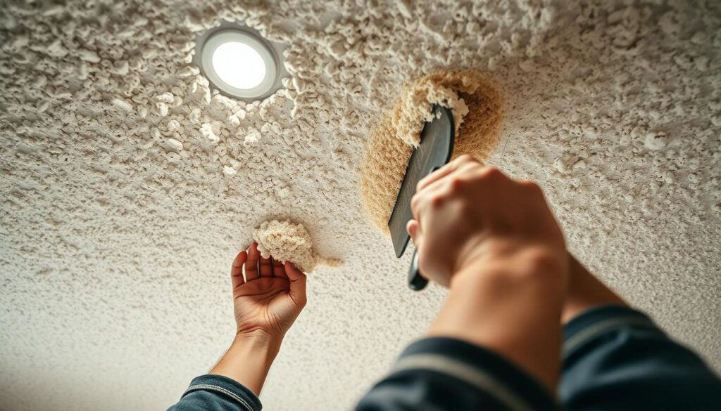 popcorn ceiling removal