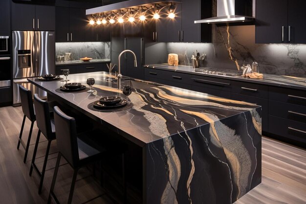 Custom Quartz Countertop Design